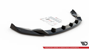 Maxton frontsplitter til Nissan 370Z Facelift – blank sort – billede 4 af 5