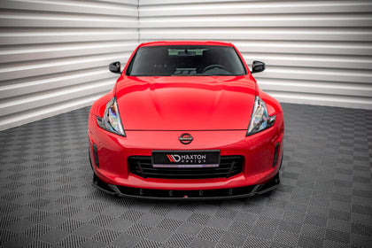 Maxton frontsplitter til Nissan 370Z Facelift – blank sort – billede 2 af 5