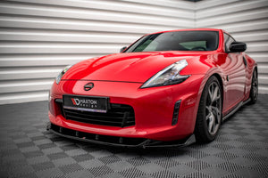 Maxton frontsplitter til Nissan 370Z Facelift – blank sort – billede 1 af 5