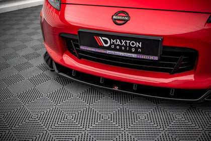 Maxton frontsplitter til Nissan 370Z Facelift – blank sort – billede 3 af 5