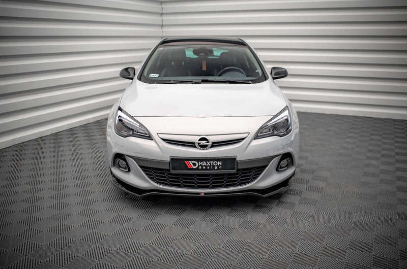 Maxton frontsplitter til Opel Astra GTC OPC-Line J – blank sort – billede 2 af 5