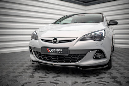 Maxton frontsplitter til Opel Astra GTC OPC-Line J – blank sort – billede 1 af 5