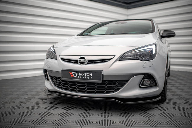 Maxton frontsplitter til Opel Astra GTC OPC-Line J – blank sort – billede 1 af 5