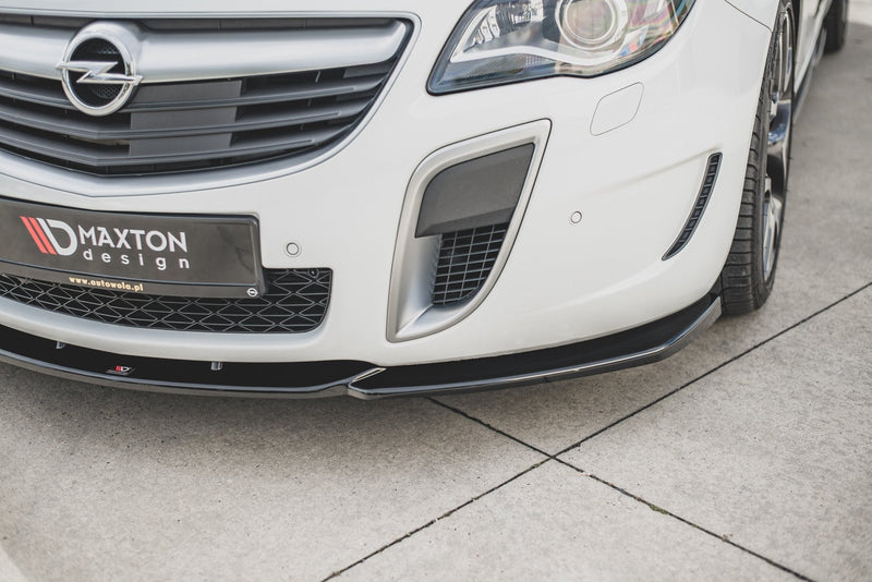 Maxton frontsplitter til Opel Insignia Mk. 1 OPC Facelift – blank sort – billede 3 af 6