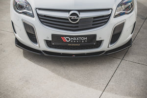 Maxton frontsplitter til Opel Insignia Mk. 1 OPC Facelift – blank sort – billede 2 af 6