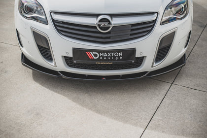 Maxton frontsplitter til Opel Insignia Mk. 1 OPC Facelift – blank sort – billede 2 af 6