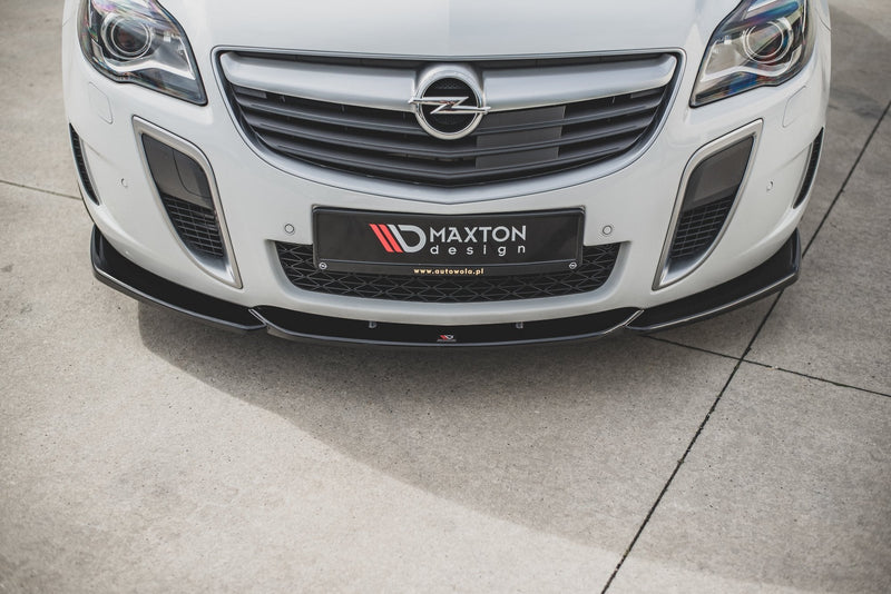 Maxton frontsplitter til Opel Insignia Mk. 1 OPC Facelift – blank sort – billede 2 af 6
