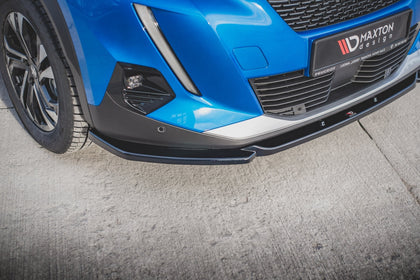 Maxton frontsplitter til Peugeot 2008 Mk2 – blank sort – billede 2 af 6