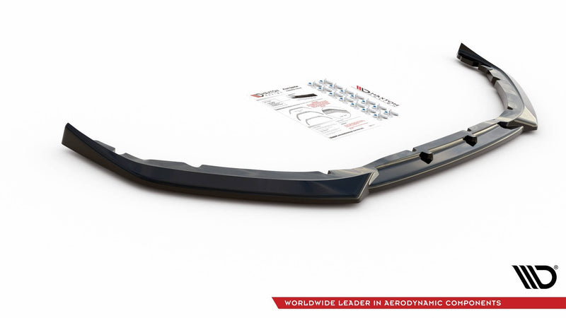 Maxton frontsplitter til Peugeot 208 Mk2 – blank sort – billede 3 af 4