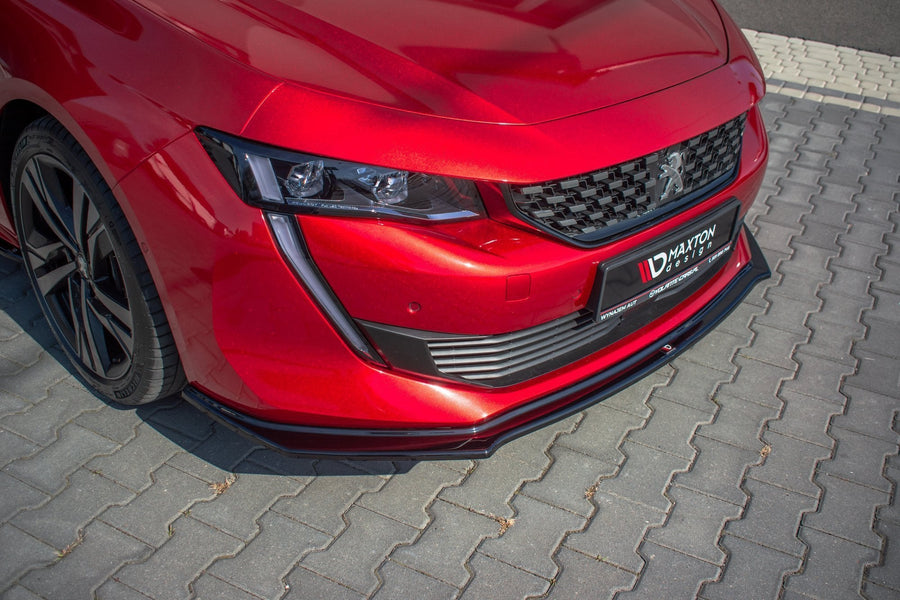 Maxton frontsplitter til Peugeot 508 Mk2 – blank sort – billede 1 af 7