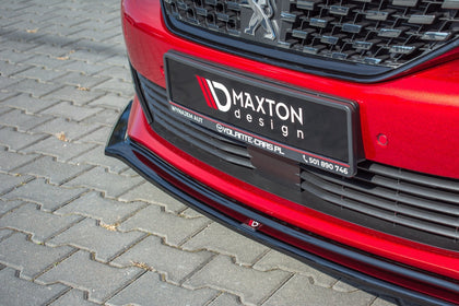 Maxton frontsplitter til Peugeot 508 Mk2 – blank sort – billede 2 af 7