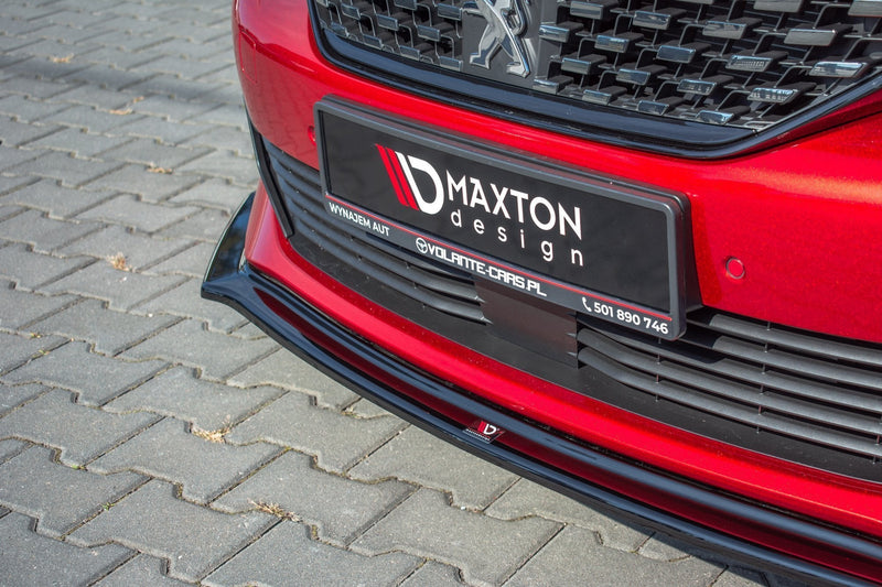 Maxton frontsplitter til Peugeot 508 Mk2 – blank sort – billede 2 af 7