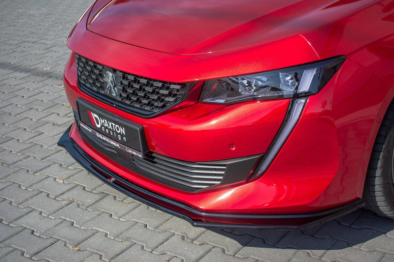 Maxton frontsplitter til Peugeot 508 Mk2 – blank sort – billede 3 af 7