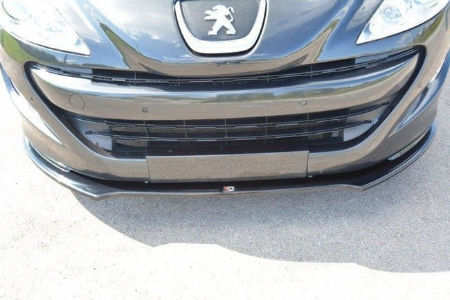 Maxton Front Splitter V.2 Peugeot Rcz  - Gloss Black