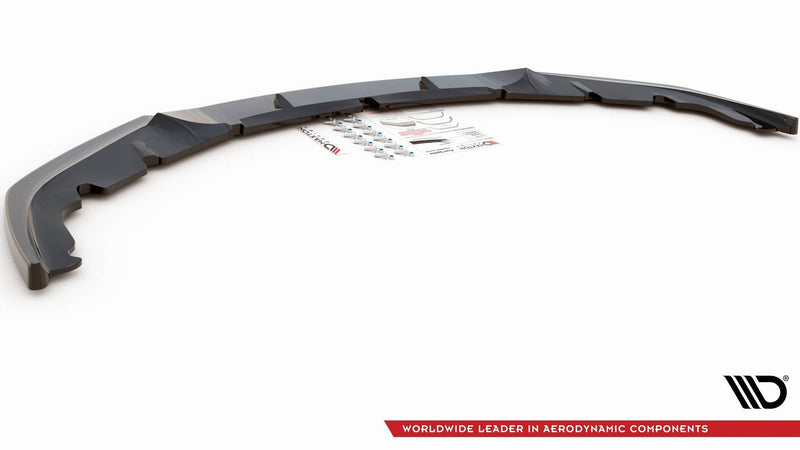 Maxton frontsplitter til Porsche Panamera Turbo 970 Facelift – blank sort – billede 7 af 7