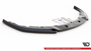 Maxton frontsplitter til Porsche Panamera Turbo 970 Facelift – blank sort – billede 6 af 7