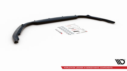 Maxton frontsplitter til Renault Clio Mk5 – blank sort – billede 5 af 5