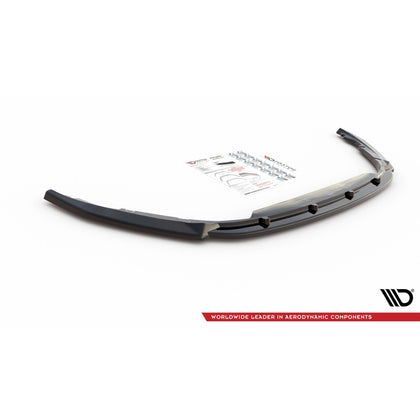 Maxton frontsplitter til Renault Clio Mk5 – blank sort – billede 4 af 5