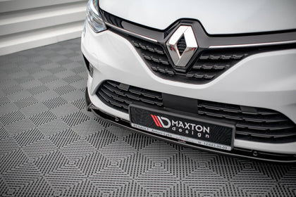 Maxton frontsplitter til Renault Clio Mk5 – blank sort – billede 3 af 5