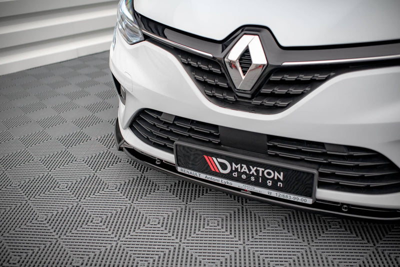 Maxton frontsplitter til Renault Clio Mk5 – blank sort – billede 3 af 5