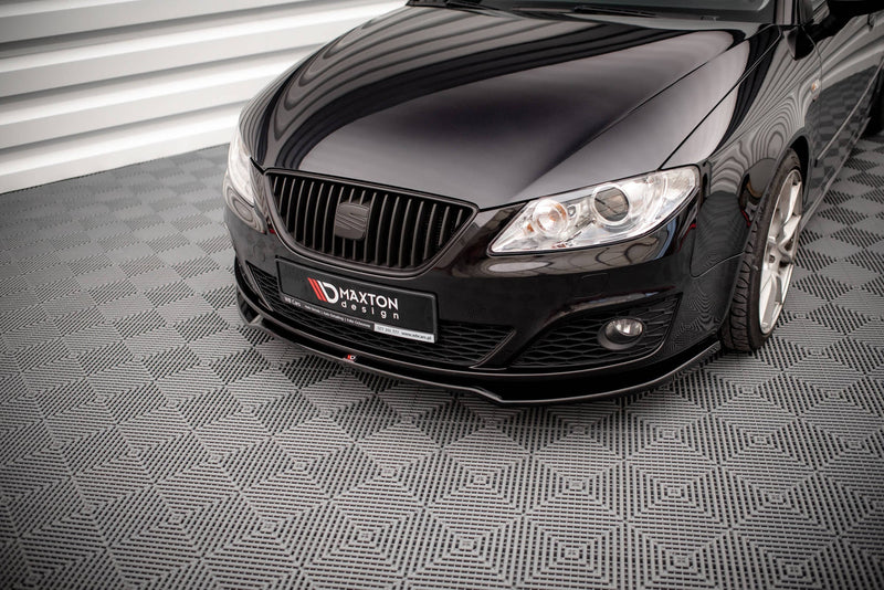 Maxton Front Splitter V.2 Seat Exeo - Gloss Black