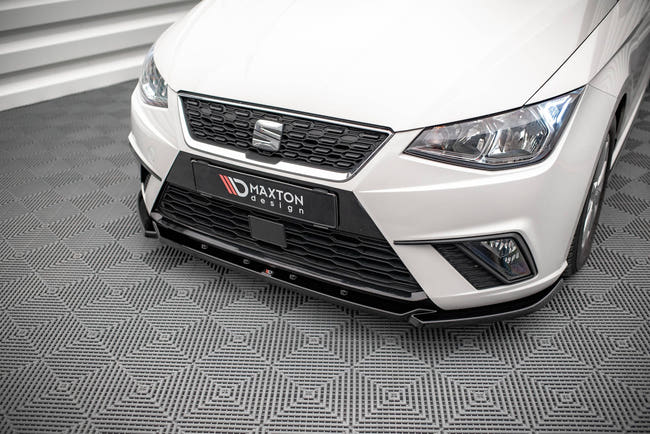 Maxton frontsplitter til Seat Ibiza FR/ Standard Mk5 – blank sort – billede 1 af 4