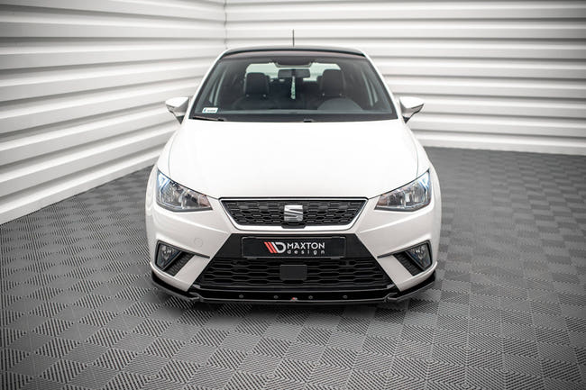 Maxton frontsplitter til Seat Ibiza FR/ Standard Mk5 – blank sort – billede 2 af 4