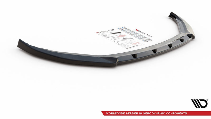 Maxton frontsplitter til Skoda Kamiq Mk1 – blank sort – billede 6 af 7