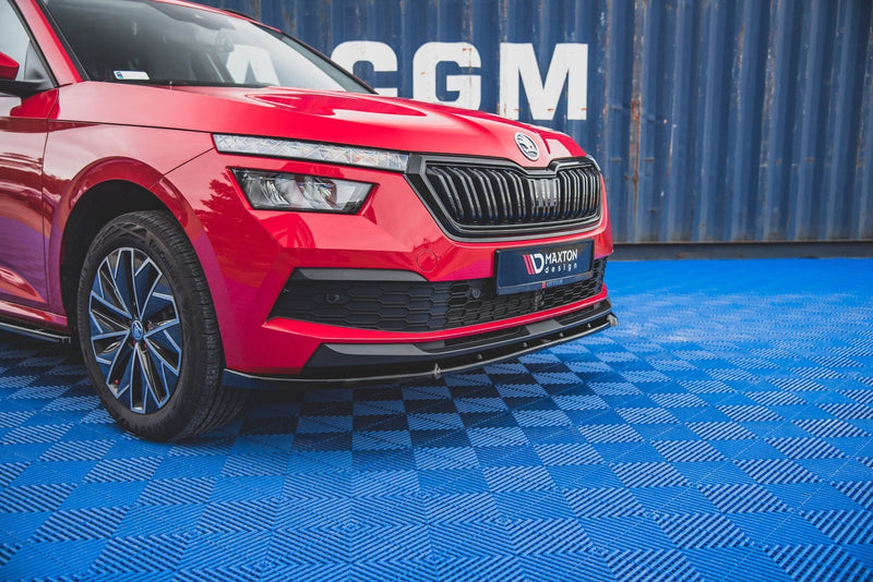Maxton frontsplitter til Skoda Kamiq Mk1 – blank sort – billede 3 af 7