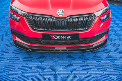Maxton frontsplitter til Skoda Kamiq Mk1 – blank sort – billede 2 af 7