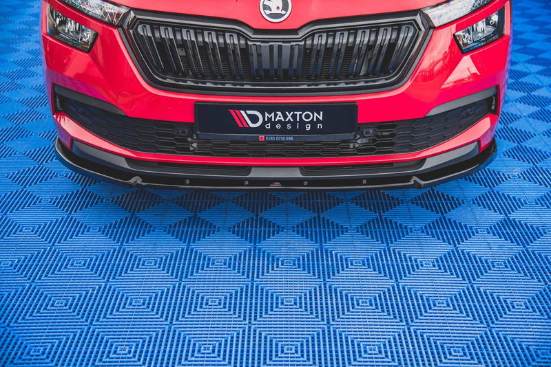 Maxton frontsplitter til Skoda Kamiq Mk1 – blank sort – billede 5 af 7