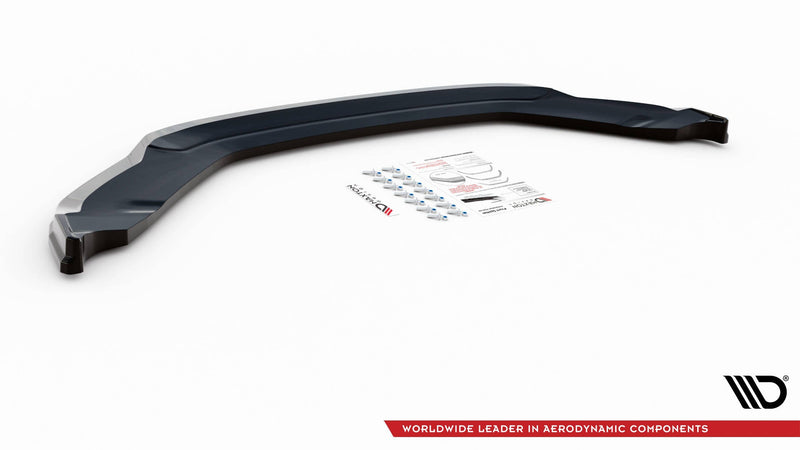 Maxton frontsplitter til Skoda Kodiaq Mk1 Facelift – blank sort – billede 4 af 4