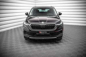 Maxton frontsplitter til Skoda Kodiaq Mk1 Facelift – blank sort – billede 2 af 4