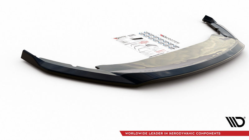 Maxton frontsplitter til Skoda Octavia Mk4 – blank sort – billede 6 af 7