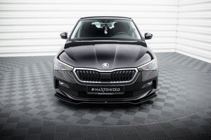 Maxton frontsplitter til Skoda Scala – blank sort – billede 2 af 5