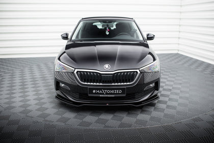 Maxton frontsplitter til Skoda Scala – blank sort – billede 2 af 5