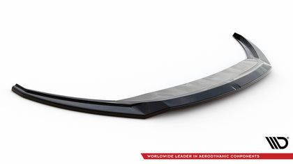 Maxton Front Splitter V.2 Skoda Superb Mk3 - Gloss Black