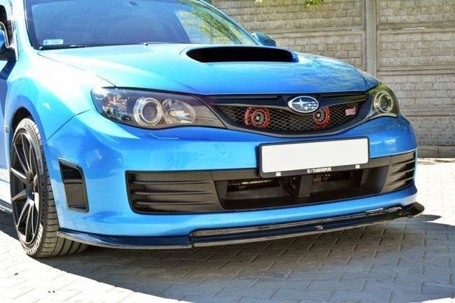 Maxton Front Splitter V.2 Subaru Impreza Wrx Sti 2009-2011 - Gloss Black