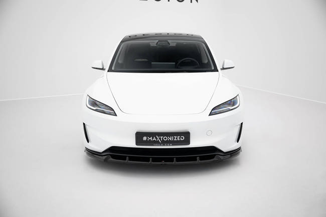 Maxton Front Splitter V.2 Tesla Model 3 Performance Mk1 Facelift