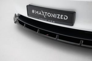 Maxton Front Splitter V.2 Tesla Model 3 Performance Mk1 Facelift