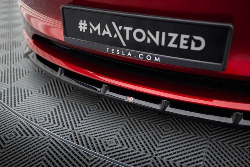 Maxton Front Splitter V.2 Tesla Model 3 Project Highland (Facelift)