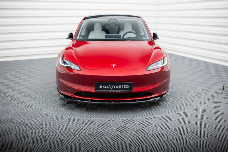 Maxton Front Splitter V.2 Tesla Model 3 Project Highland (Facelift)