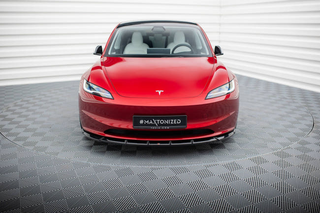 Maxton Front Splitter V.2 Tesla Model 3 Project Highland (Facelift)