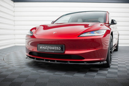 Maxton Front Splitter V.2 Tesla Model 3 Project Highland (Facelift)