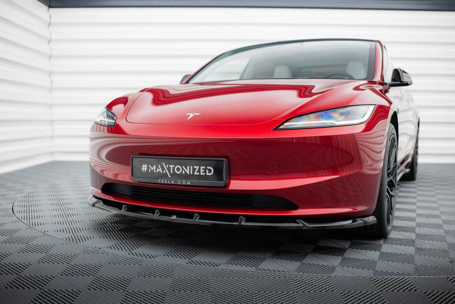 Maxton Front Splitter V.2 Tesla Model 3 Project Highland (Facelift)