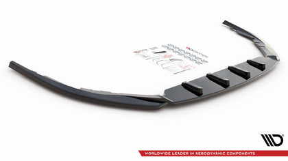 Maxton Front Splitter V.2 Toyota Avensis Mk3 Facelift - Gloss Black