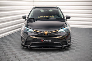 Maxton Front Splitter V.2 Toyota Avensis Mk3 Facelift - Gloss Black