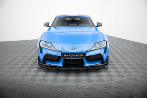 Maxton frontsplitter til Toyota Supra Mk5 – blank sort – billede 2 af 5