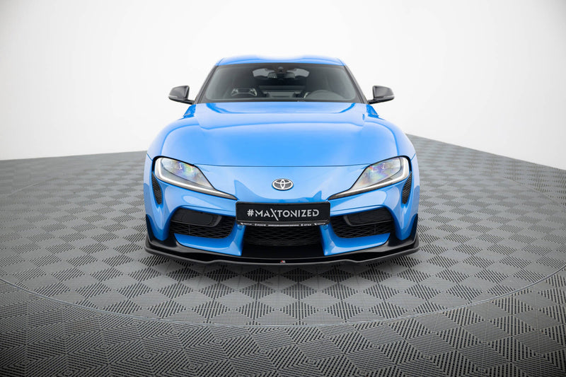 Maxton frontsplitter til Toyota Supra Mk5 – blank sort – billede 2 af 5