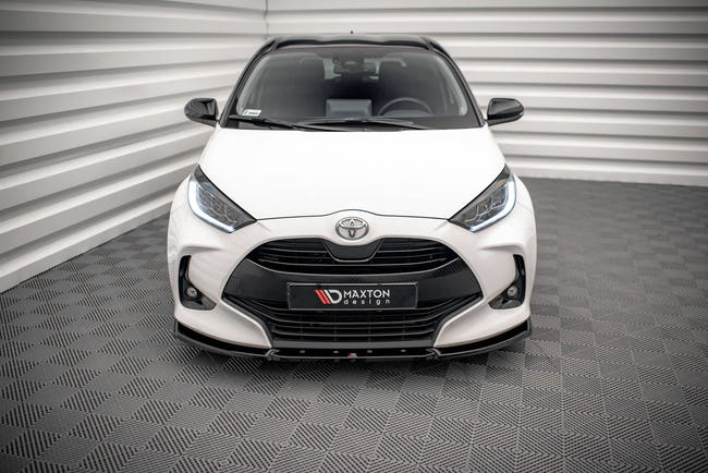 Maxton Front Splitter V.2 Toyota Yaris Mk4 - Gloss Black